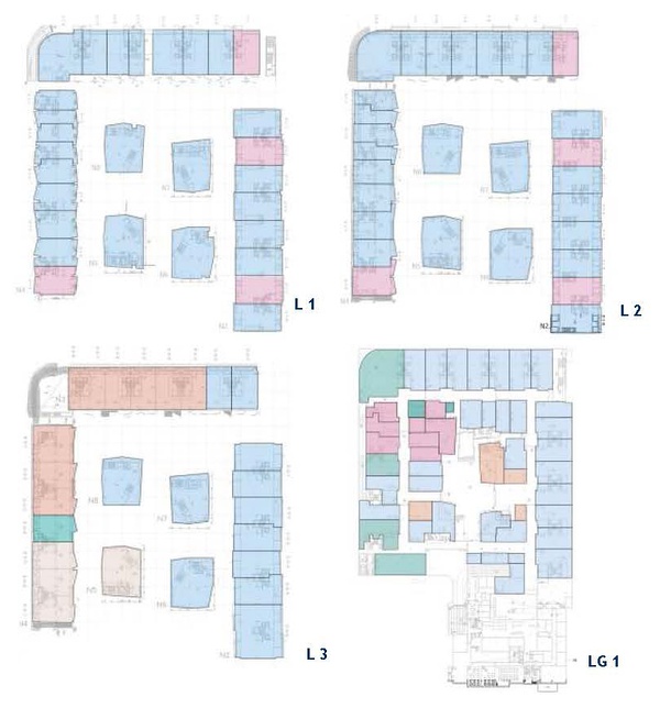 三里屯village北区平面图