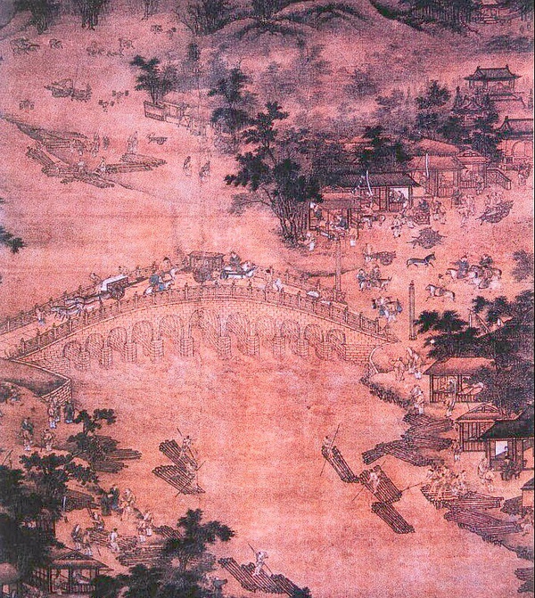 元代卢沟桥一带的繁荣场景