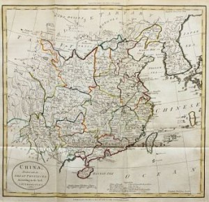 1786年伦敦出版的清帝国地图
