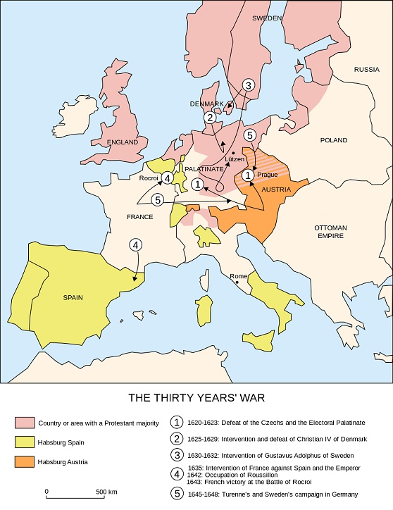 三十年战争地图